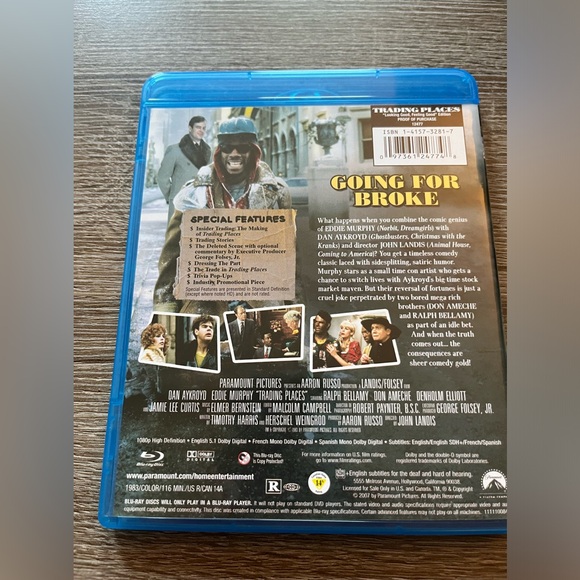 📀 3/$15 or 4/$20 📀 Trading Places Bluray - Picture 2 of 3